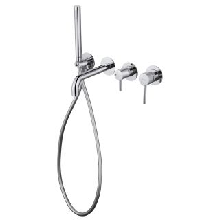 Встраиваемый смеситель для ванны ABBER Wasser Kreis AF8130 хром